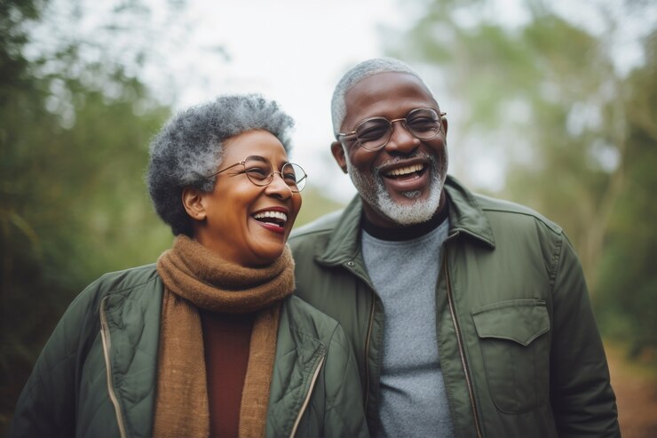 Old black couple